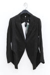 marc le bihan tie trim jacket 2250 E23 black